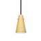 Besa Lighting Cierro Stem Pendant, Vanilla Matte, Bronze Finish, 1x9W LED 1TT-4124VM-LED-BR - alternate 1